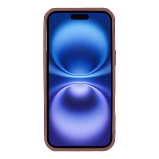 Barlow Leather MagSafe Case- iPhone 16 Plus, Golden Brown