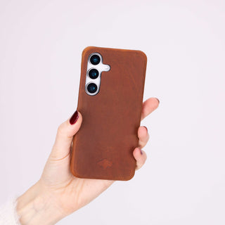 Barlow Samsung Galaxy S25 Case, Golden Brown - BlackBrook Case