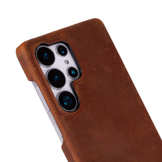 Barlow Samsung Galaxy S25 Ultra Case, Golden Brown - BlackBrook Case