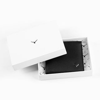 Bologna Men’s Leather Bifold Wallet with Coin Pocket – Mapi Edition, Black & Beige - Mapi