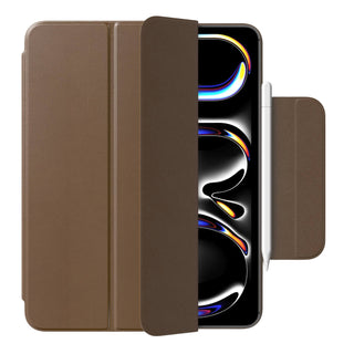 Bradstreet Leather Folio for iPad Pro 11" (M4 - 2024), Brown - BlackBrook Case