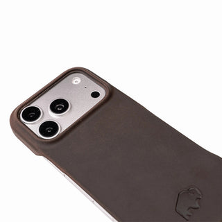Burkley 2-in-1 Full-Grain Leather Detachable Wallet Case for iPhone 17 Pro Max, Distressed Coffee - BlackBrook Case