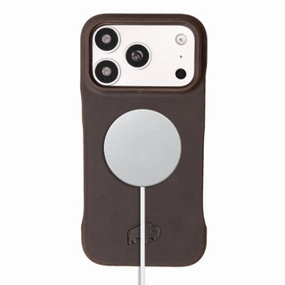 Burkley 2-in-1 Full-Grain Leather Detachable Wallet Case for iPhone 17 Pro Max, Distressed Coffee - BlackBrook Case