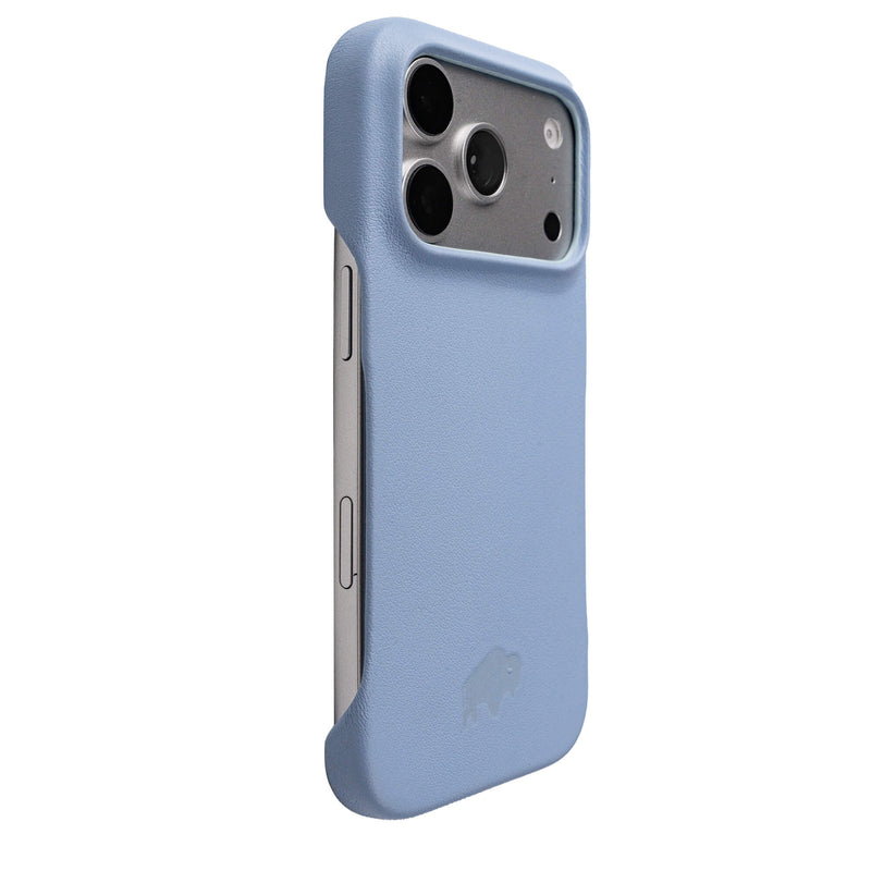 Burkley 2-in-1 Full-Grain Leather Detachable Wallet Case for iPhone 18 Pro Max, Blue - BlackBrook Case