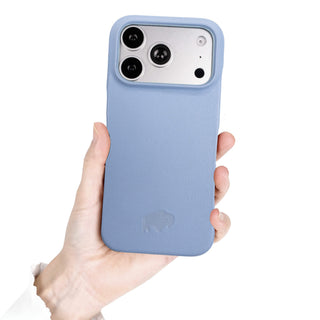 Burkley 2-in-1 Full-Grain Leather Detachable Wallet Case for iPhone 18 Pro Max, Blue - BlackBrook Case