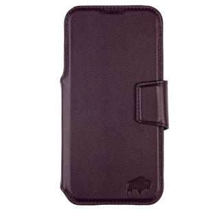 Burkley 2-in-1 Full-Grain Leather Detachable Wallet Case for iPhone 18 Pro Max, Burgundy - BlackBrook Case