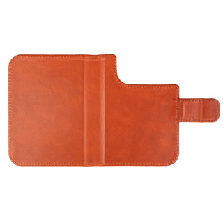 Burkley Detachable Wallet Case for iPhone Duo, Burnished Tan - BlackBrook Case