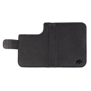 Burkley Detachable Wallet Case for iPhone Duo, Pebble Black - BlackBrook Case