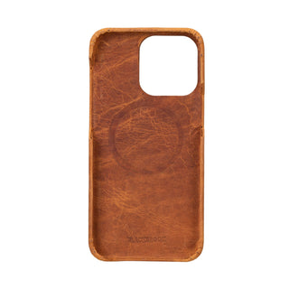 Burkley iPhone 14 Pro Max Wallet Case, Golden Brown - BlackBrook Case