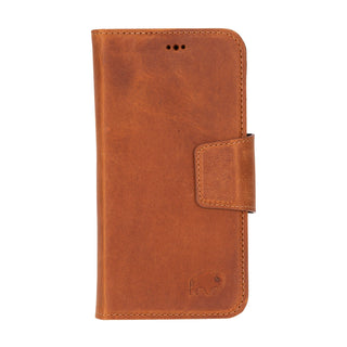 Burkley iPhone 16 Wallet Case, Golden Brown - BlackBrook Case