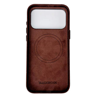 Burkley Leather 2 in 1 Wallet Case - iPhone 17 Pro, Distressed Coffee - BlackBrook Case