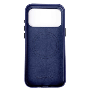 Burkley Leather 2 in 1 Wallet Case - iPhone 17 Pro Max, Deep Blue - BlackBrook Case