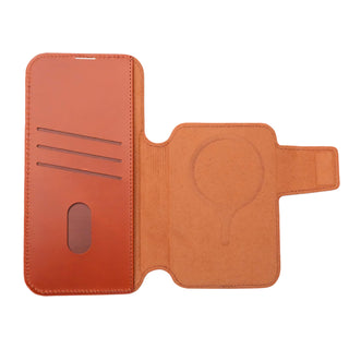 Burkley Leather MagSafe Wallet Only Case - iPhone 17 Pro, Burnished Tan - BlackBrook Case