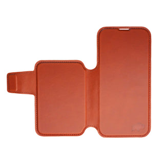 Burkley Leather MagSafe Wallet Only Case - iPhone 17 Pro, Burnished Tan - BlackBrook Case