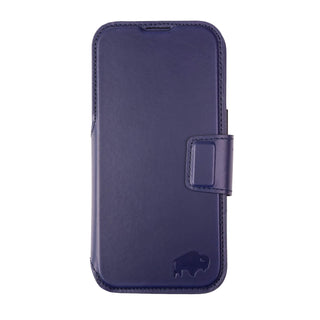 Burkley Leather MagSafe Wallet Only Case - iPhone 17 Pro, Deep Blue - BlackBrook Case
