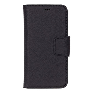 Burkley Leather Wallet Case - iPhone 16 Plus, Pebble Black - BlackBrook Case