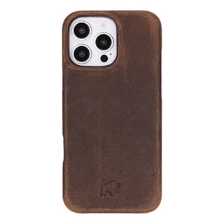 Burkley Leather Wallet Case - iPhone 16 Pro Max, Distressed Coffee - BlackBrook Case