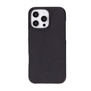 Burkley Leather Wallet Case - iPhone 16 Pro Max, Pebble Black - BlackBrook Case