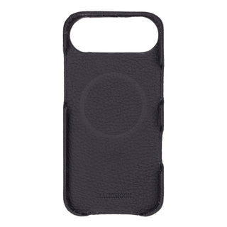 Burkley Leather Wallet Case - iPhone 17 Air, Pebble Black - BlackBrook Case