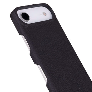 Burkley Leather Wallet Case - iPhone 17 Air, Pebble Black - BlackBrook Case