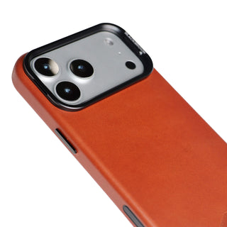 Burkley Leather Wallet Case - iPhone 17 Pro Max, Burnished Tan - BlackBrook Case