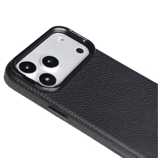 Burkley Leather Wallet Case - iPhone 17 Pro Max, Pebble Black - BlackBrook Case