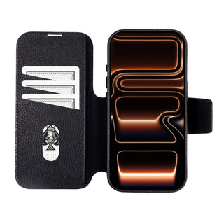 Burkley Leather Wallet Case - iPhone 17 Pro Max, Pebble Black - BlackBrook Case
