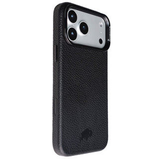 Burkley Leather Wallet Case - iPhone 17 Pro Max, Pebble Black - BlackBrook Case