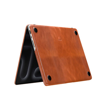 Butler Leather Hardshell Case for Apple MacBook Pro 16", Brown - BlackBrook Case