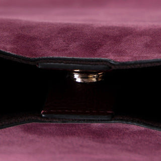 Carina Suede Leather Women's Shoulder Bag, Burgundy - BlackBrook Case