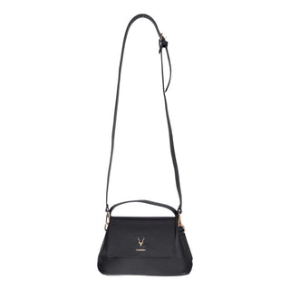 Carrera Arvelia Leather Women's Top Handle & Shoulder Bag, Black - BlackBrook Case