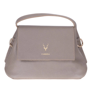 Carrera Arvelia Leather Women's Top Handle & Shoulder Bag, Mink - BlackBrook Case