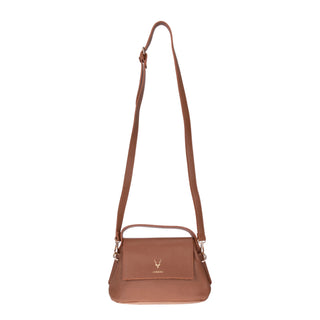 Carrera Arvelia Leather Women's Top Handle & Shoulder Bag, Tan - BlackBrook Case