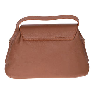 Carrera Arvelia Leather Women's Top Handle & Shoulder Bag, Tan - BlackBrook Case