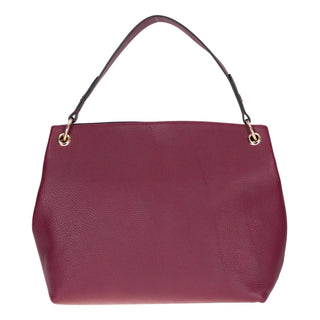 Carrera Calivra Leather Women's Shoulder Bag, Bordeaux - BlackBrook Case