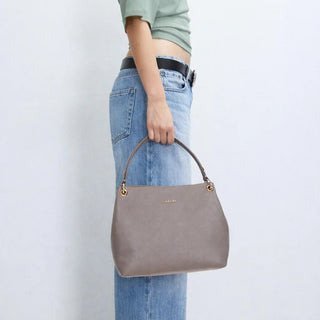 Carrera Calivra Leather Women's Shoulder Bag, Mink - BlackBrook Case