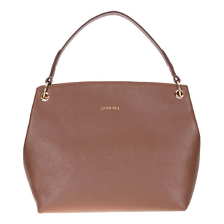 Carrera Calivra Leather Women's Shoulder Bag, Tan - BlackBrook Case