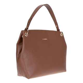 Carrera Calivra Leather Women's Shoulder Bag, Tan - BlackBrook Case