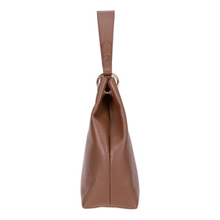 Carrera Calivra Leather Women's Shoulder Bag, Tan - BlackBrook Case