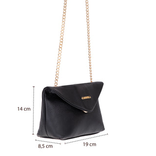 Carrera Lunera — Floater Leather Shoulder Bag, Black - BlackBrook Case