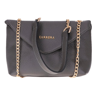 Carrera Lunera — Floater Leather Shoulder Bag, Grey - BlackBrook Case