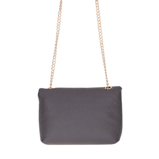Carrera Lunera — Floater Leather Shoulder Bag, Grey - BlackBrook Case