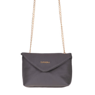 Carrera Lunera — Floater Leather Shoulder Bag, Grey - BlackBrook Case