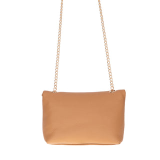 Carrera Lunera — Floater Leather Shoulder Bag, Mink - BlackBrook Case