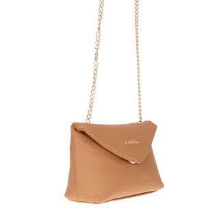 Carrera Lunera — Floater Leather Shoulder Bag, Mink - BlackBrook Case