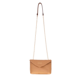 Carrera Lunera — Floater Leather Shoulder Bag, Mink - BlackBrook Case