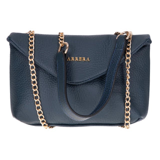 Carrera Lunera — Floater Leather Shoulder Bag, Navy Blue - BlackBrook Case