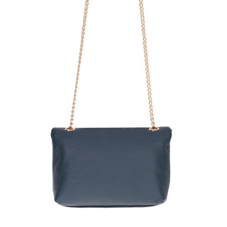 Carrera Lunera — Floater Leather Shoulder Bag, Navy Blue - BlackBrook Case