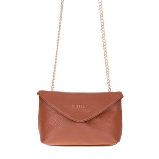 Carrera Lunera — Floater Leather Shoulder Bag, Tan - BlackBrook Case