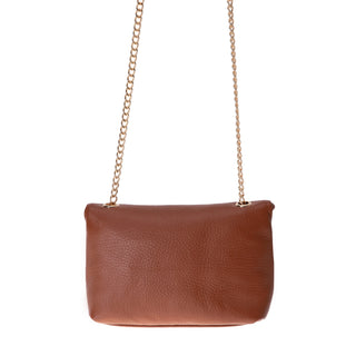 Carrera Lunera — Floater Leather Shoulder Bag, Tan - BlackBrook Case